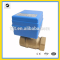 CWX-20P 1.0B DN15 latón hembra-hembra BSP DC12V CR05 5 hilos con señal de retroalimentación Válvula eléctrica de 2 vías para agua